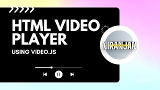 Create custom video player using Video.js