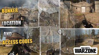 Call of Duty Warzone Basic Bunker Locations & Access Codes (Season 6)