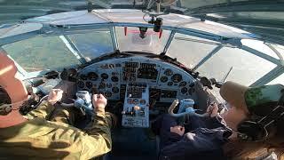 Part II. An-2 Cockpit View - Descent & Landing | Полёт на Ан-2 - снижение и посадка