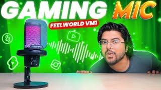 FEELWORLD VM1 Mic USB Gaming Microphone Best for Gamer | 2025