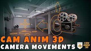 Blender Cam Anim 3D | Next-Level 3D Camera Moves | Blender Camera Animations