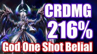 Fear has come again this season, No one can withstand CRDMG 216% Belial's attack【Summoners War RTA】