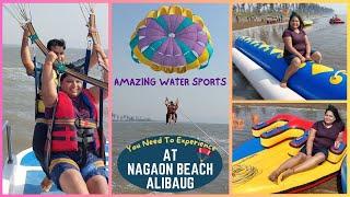 Parasailing At Nagaon Beach | Nagaon Beach Water Sports | Nagaon Beach Rides | Alibaug Water Sports