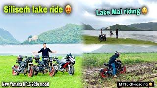 Siliserh lake Ride on New Yamaha MT15 & R15v4M || Crazy off-roading | hidden location 