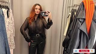 Transparent Try on Haul See Through Clothes No Bra Fashion Trend #tryonhaulshein #fashiontransparent