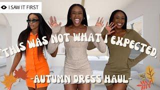 I SAW IT FIRST AUTUMN DRESSES TRY ON HAUL / HOT GIRL HAULS