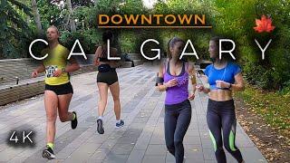 Canada Calgary | Downtown| 4K | Walking Tour | #canada #calgary #alberta #walkingtour #asmr