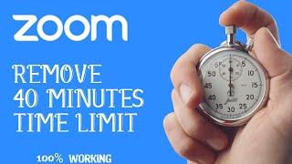 FREE UNLIMITED ZOOM TIME | How To Remove 40 Minutes Time Limit On Zoom | Zoom Hack