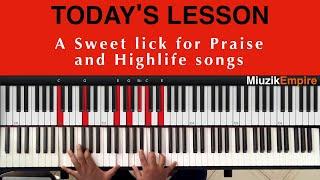 3 - 6 - 2 - 5 - 1 LICK  applied in Ghana Praise and Highlife songs