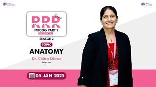 MRCOG | MRCOG Part 1 | Anatomy | Dr Chitra Diwan | RRR Series Season 2 |  StudyMEDIC