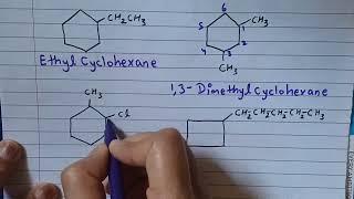 How to do iupac nomenclature of cycloalkane||organic chemistry