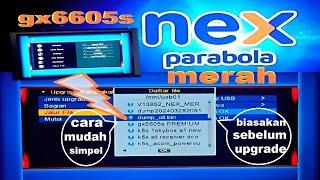 nex parabola merah gx66605s new software