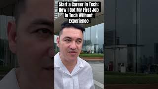 Start a Career in Tech: How I Got My First Job in Tech Even Without Experience #education #tutorial