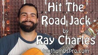 Hit the Road Jack - Ray Charles - Easy Beginner 5 minute Guitar Tutorial