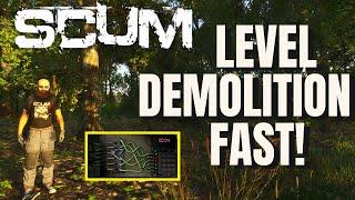 Scum 0.7 How To Level Up Demolition Fast!