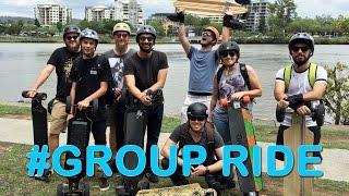 Learning to Ride an Evolve Electric Skateboard || Ep 4 #Group Ride