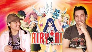 FIRST TIME WATCHING! Fairy Tail Openings 1-28 Reaction