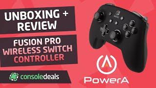 PowerA FUSION Pro Nintendo Switch controller (Unboxing + Review) | Console Deals