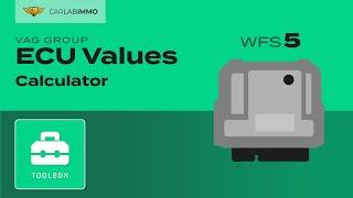 ECU Values (VAG Group WFS5) Read VIN/CS/MAC/POWER CLASS | Immo Bypass Toolbox | CarLabImmo