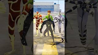 BEN10 VS ANIME ENEMIES - BATTLE #shorts