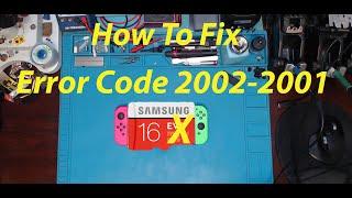 Nintendo Switch Error Code 2002.2001Fix