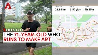 Singapore’s Strava artist: He runs around Tampines to draw images on the app with his routes