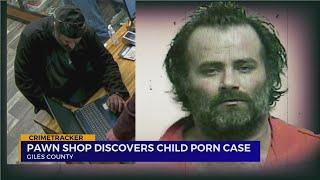 Giles County man arrested after selling laptop allegedly containing child porn to pawnshop