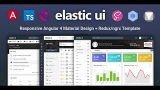 elastic ui - Angular 4 Material Design + Redux/ngrx Admin Template | Themeforest Website Templates