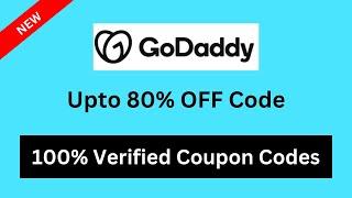 Godaddy Coupon Code | 80% OFF Promo Code | 100% Working Coupons & Loot Offers #godaddy