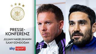 Pressekonferenz der Nationalmannschaft nach dem Spiel GER-UNG mit Julian Nagelsmann & İlkay Gündoğan