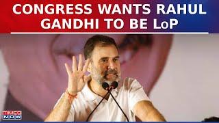 Lok Sabha 2024: Congress Pitches For Rahul Gandhi As LoP, Will Rahul Lead I.N.D.I.A ? | Latest News
