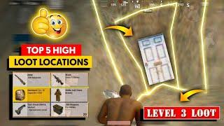 PUBG LITE TOP 5 HIGH LOOT PLACES | BEST LOOT LOCATIONS IN PUBG LITE | PUBG LITE SECRET PLACE LOOT