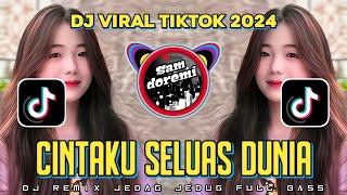 DJ CINTAKU PADAMU SE LUAS DUNIA X DJ KARANG DI LAUTAN  REMIX VIRAL TIKTOK FULL BASS TERBARU 2024