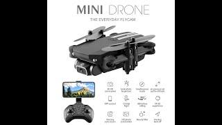 XKJ 2020 New Mini Drone 4K 1080P HD Camera WiFi Fpv Air Pressure Altitude Hold Black And Gray