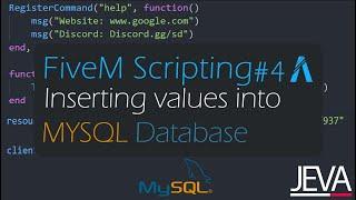 FiveM Scripting 9 - Setting up MYSQL Database and Inserting Values in it.