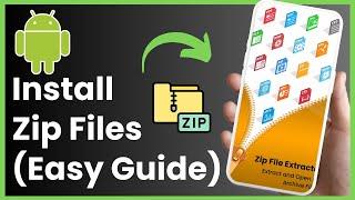 How To Install Zip Files On Android Phone !