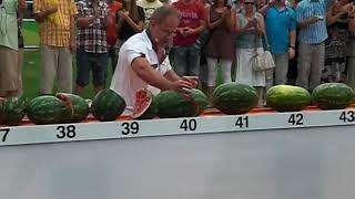 watermelon world record 87 in one minute