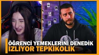 Pqueen - "ÖĞRENCİ EVLERİNDE YENİLEN YEMEKLERİ DENEDİK" İzliyor (Tepkikolik)