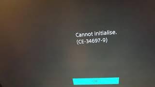 ERROR (CE-34697-9) PS4