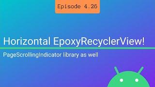 Horizontal EpoxyRecyclerView!