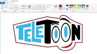 How to draw the Teletoon logo using MS Paint | How to draw on your computer