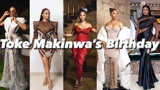 Rating Celebrities Looks At Toke Makinwa’s Grand Birthday Party!