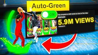 I used AUTO GREEN with the MOST VIEWED JUMPSHOT in NBA 2K23..