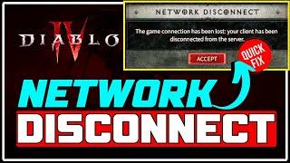 How To Fix Diablo 4 NETWORK DISCONNECT Error || Diablo 4 DISCONNECTED From Server [5 TIPS]