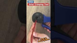 "Mastering the IWS4 Solar Crimping Tool: Revolutionize Your Panel Installations!" #electricaltools