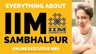 No Entrance Exam IIM MBA | IIM Sambalpur | Online Executive MBA: Complete Details | IIM Online MBA