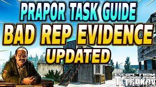 Bad Rep Evidence UPDATED - Prapor Task Guide - Escape From Tarkov