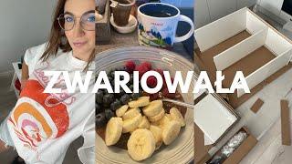 ZWARIOWAŁA | SZAFKA NA KUBKI | BRWI JAK PERMANENTNE | VLOG