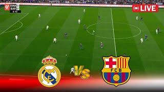 LIVE : Real Madrid vs Barcelona | El Clasico - La Liga 24/25 | Full Match | PES 21 Game Simulation