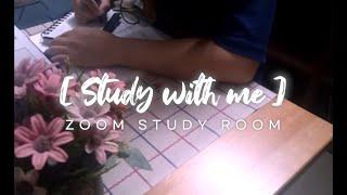 [Study with me] - Zoom Study Room (26-03-2022) / Night Ambience Nature Crickets ASMR for 1 hour
